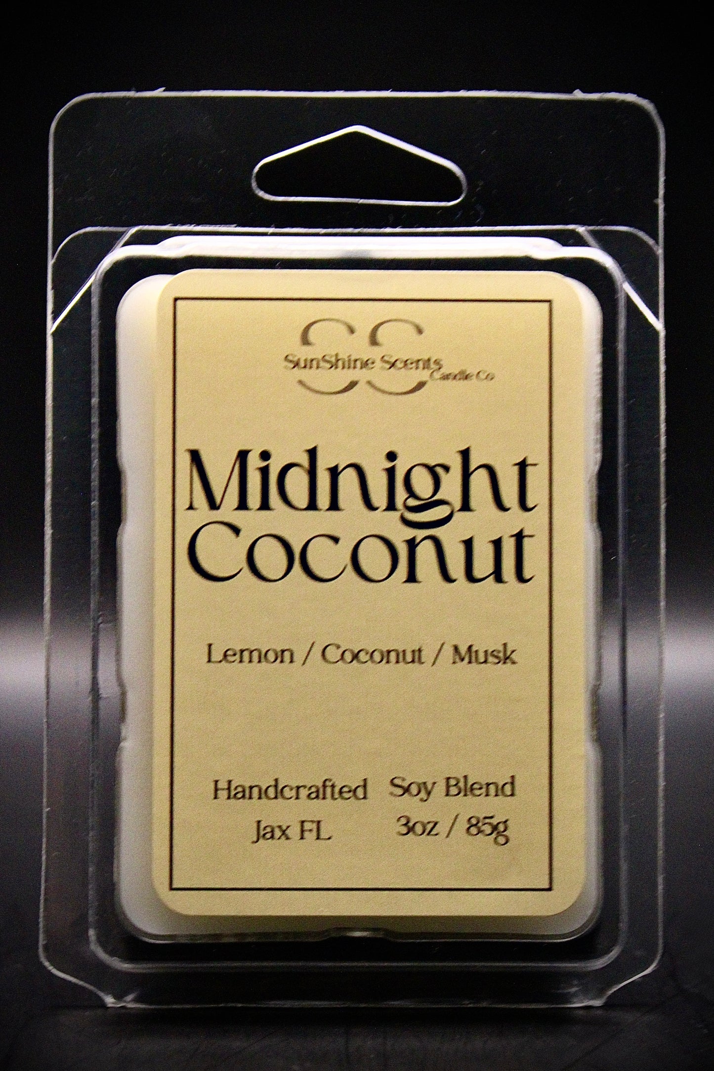 Midnight Coconut Wax Melt - 3oz Scented Wax Cubes