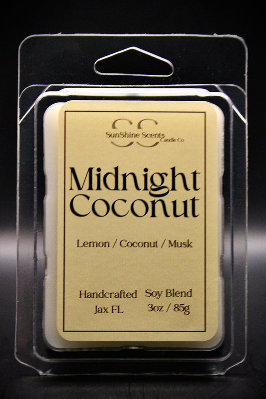Midnight Coconut Wax Melt - 3oz Scented Wax Cubes
