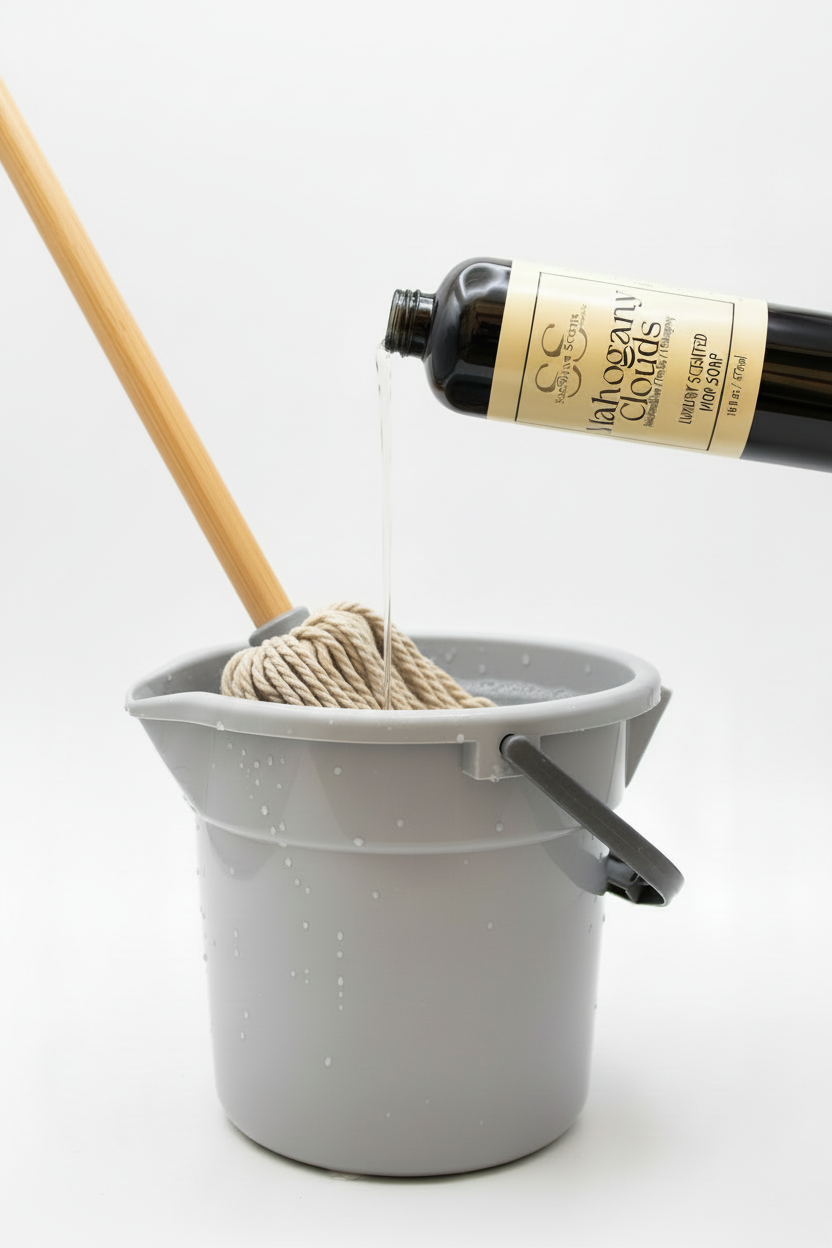 Mahogany Clouds Mop Soap - Luxury Floor Cleaner 16oz