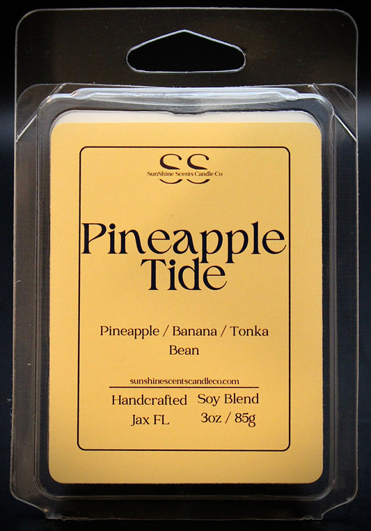 Pineapple Tide Wax Melt - 3oz Scented Wax Cubes